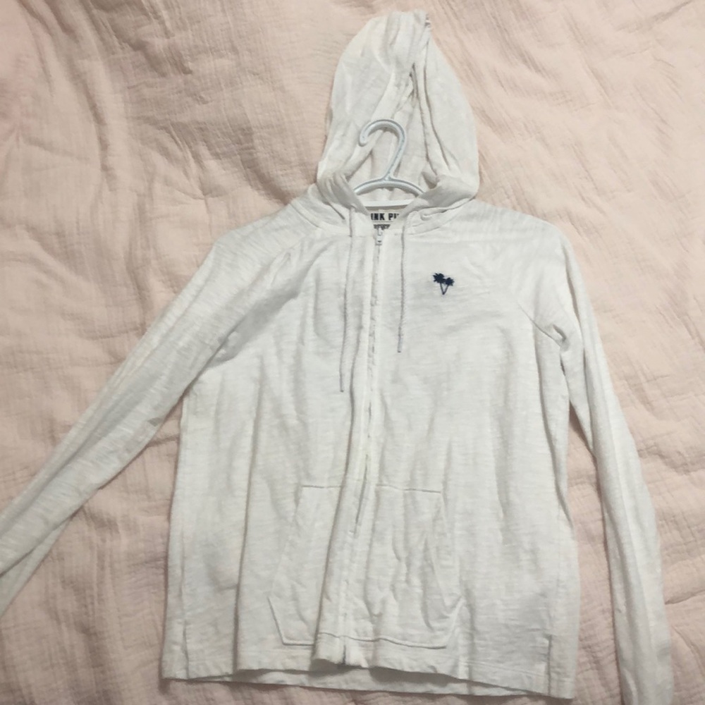 pink sweatshirt with hood